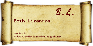 Both Lizandra névjegykártya